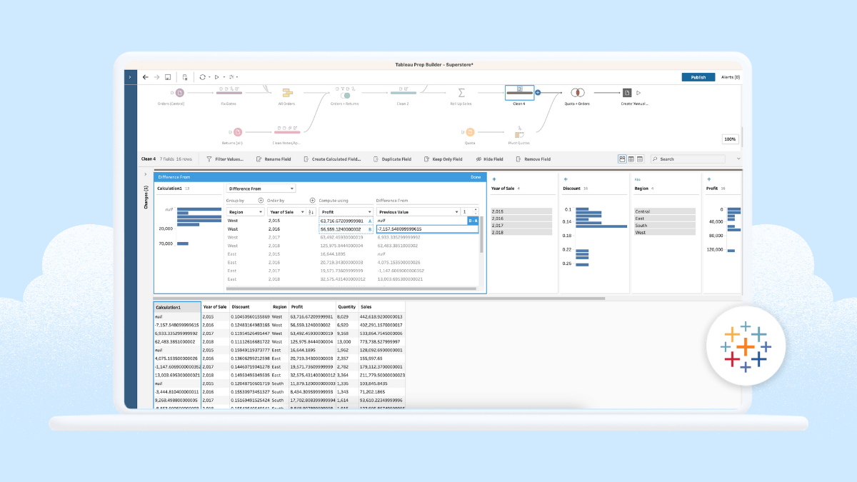 Complex Transformations with Clicks in Tableau Prep Introducing Multi